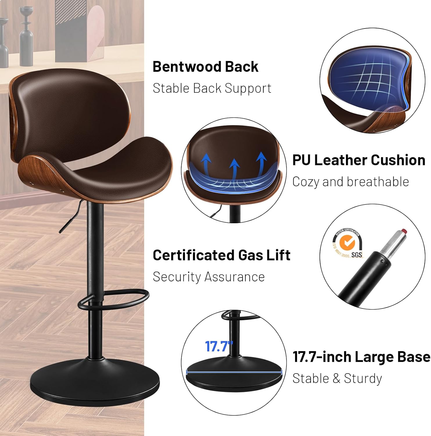 Furniliving Swivel Bar Stools Review