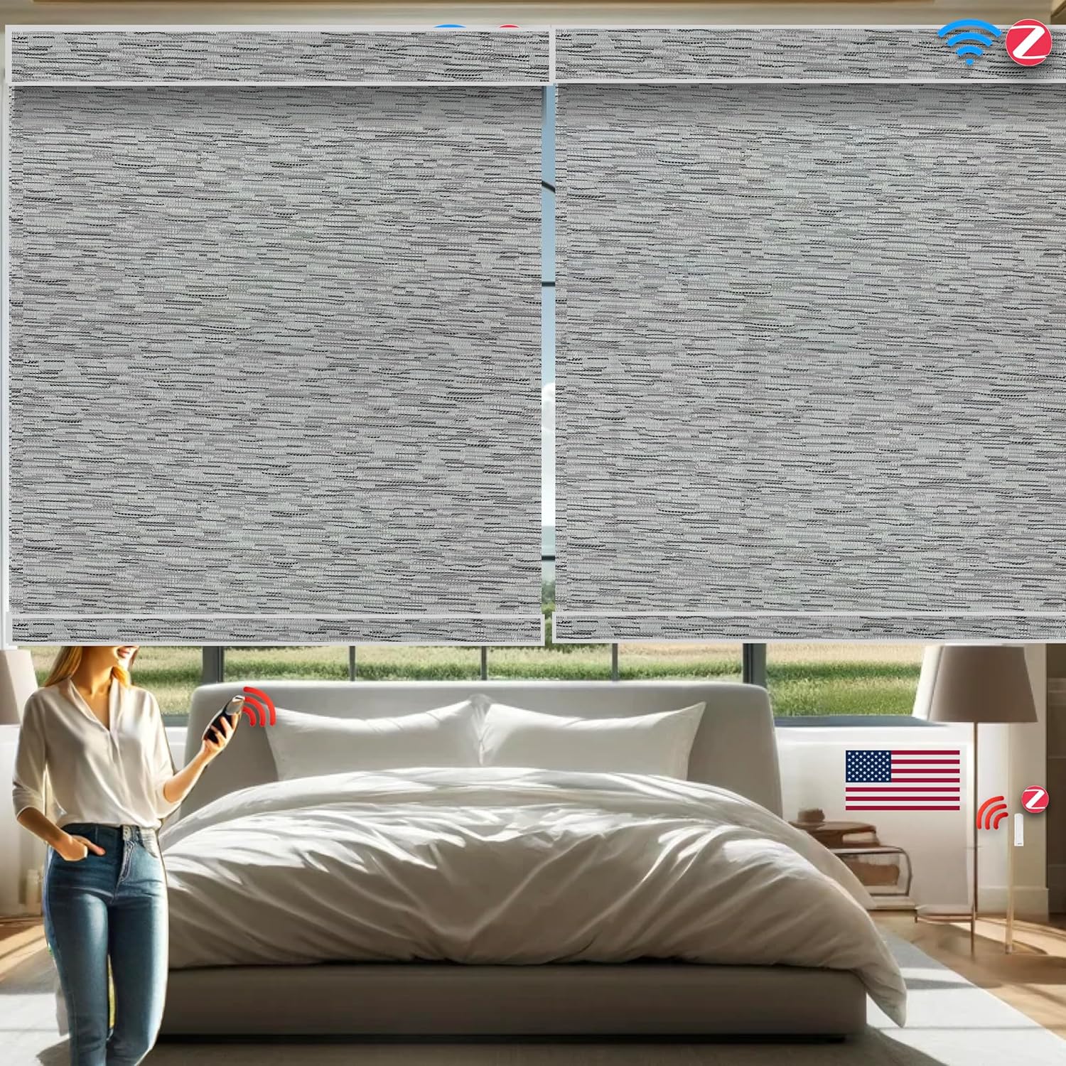 HILADUO Motorized Roller Blinds Review